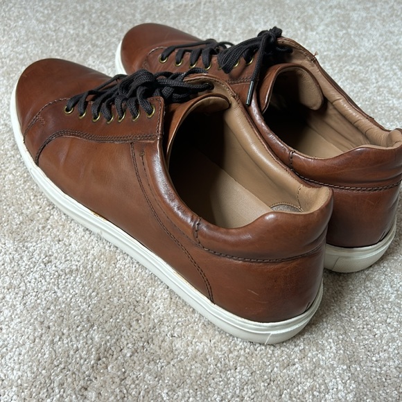 14th & Union Tan Leather Sneakers - Picture 3 of 5